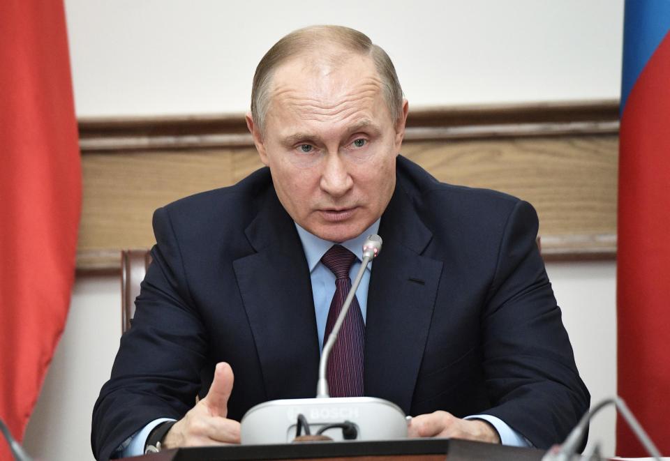  Russian President Vladmir Putin said there would be retaliation if the UK implemented measures for the Russian spy attack