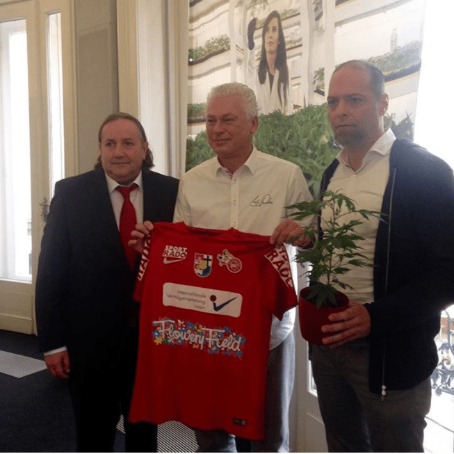 Austrian side Wiener Viktoria have teamed-up with cannabis growers Flowery Fields