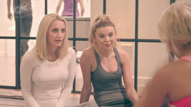  Bosses think a cameo alongside Toff, here with Tiffany Watson on the hit E4 show, would be a brilliant idea