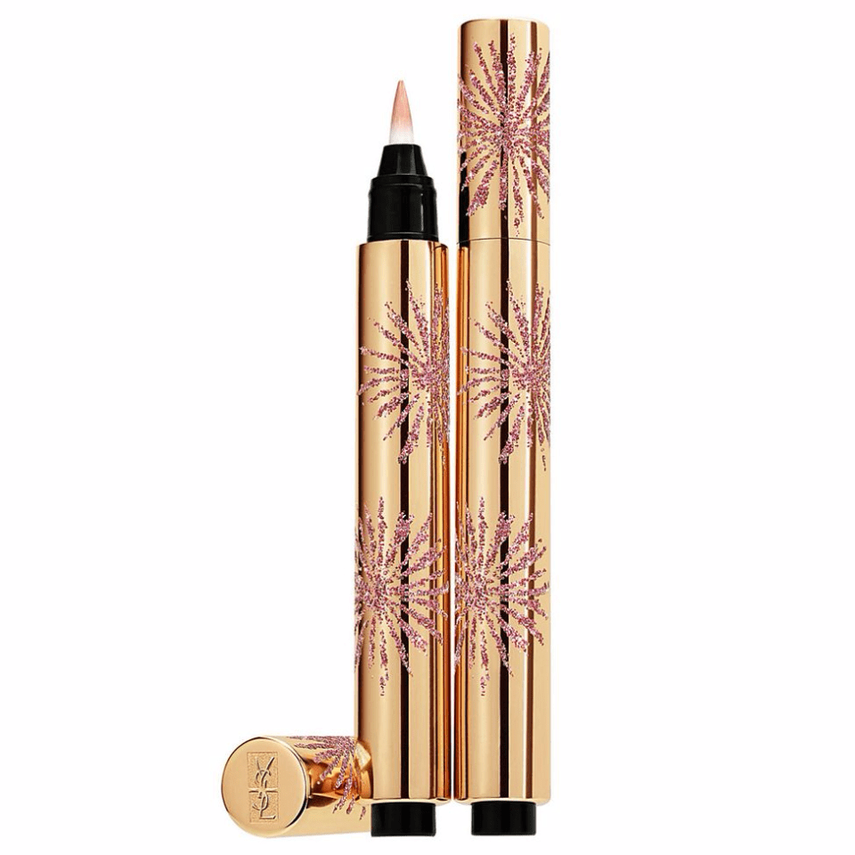  Yves Saint Laurent - Dazzling lights Christmas collector's edition - 'Touche Éclat' highlighter and concealer pen, reduced from £25.50 to £17