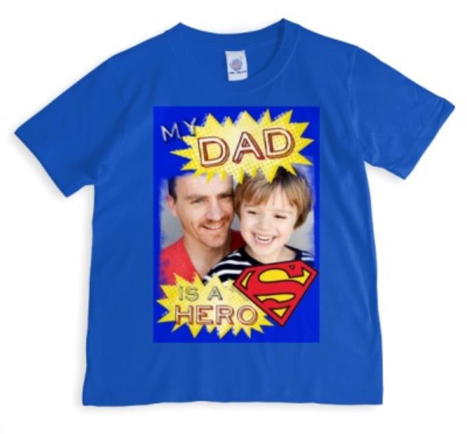  Give him the credit he deserves with this superman Dad T-shirt