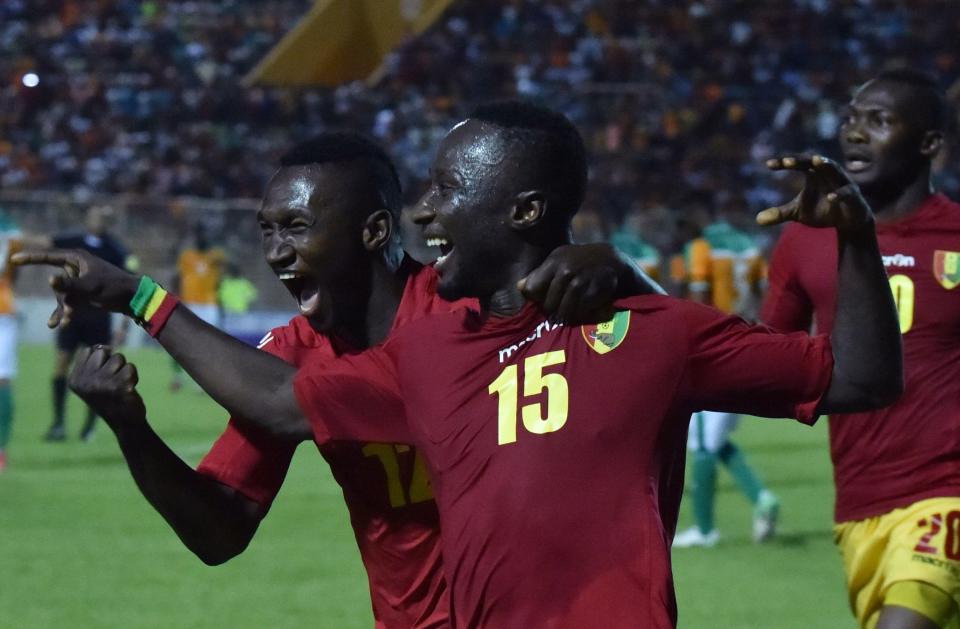  Naby Keita, right, is the Guinea captain with 29 caps to his name but may never play at a World Cup