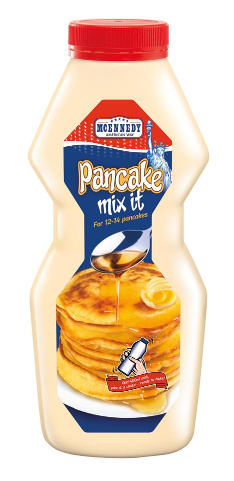  The range also include breakfast favourites such as Mcennedy's Pancake Mix, which is selling for just 99p