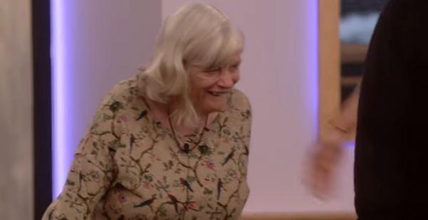  Ann Widdecombe became the victim of a prank last night