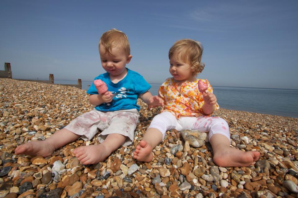  Their children Fin and Claudia, now six, are the inspiration by the company's name