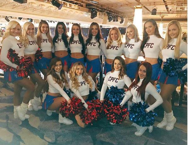  Crystal Palace's Crystal Girls are the only remaining cheerleading squad in English football