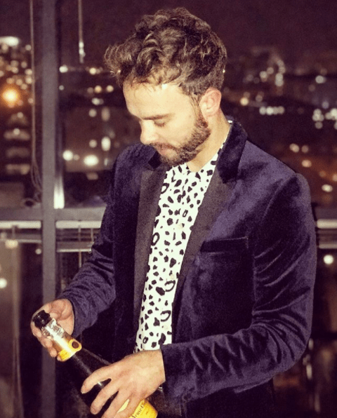  Jack shared a picture of himself opening a bottle of champagne as he headed to his birthday party