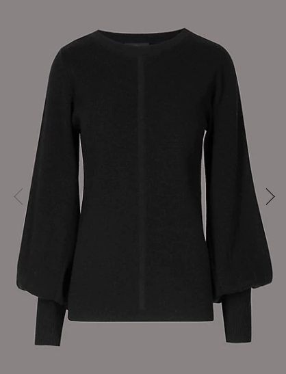 This black jumper has now sold out after Meghan wore it 