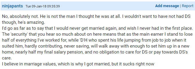 This woman was open about her husband’s lack of financial contribution