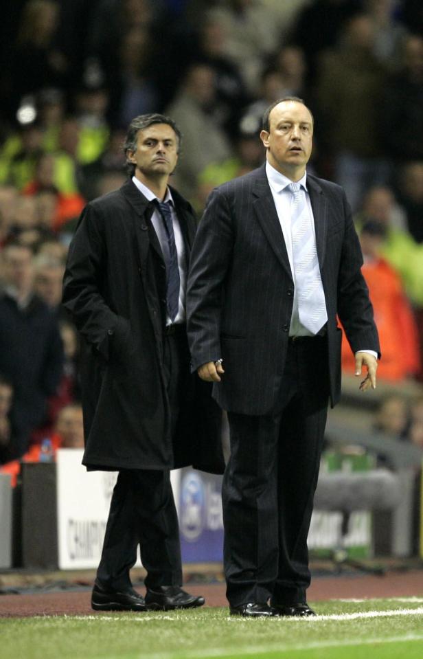 Rafa Benitez and Jose Mourinho have been scrapping since 2005