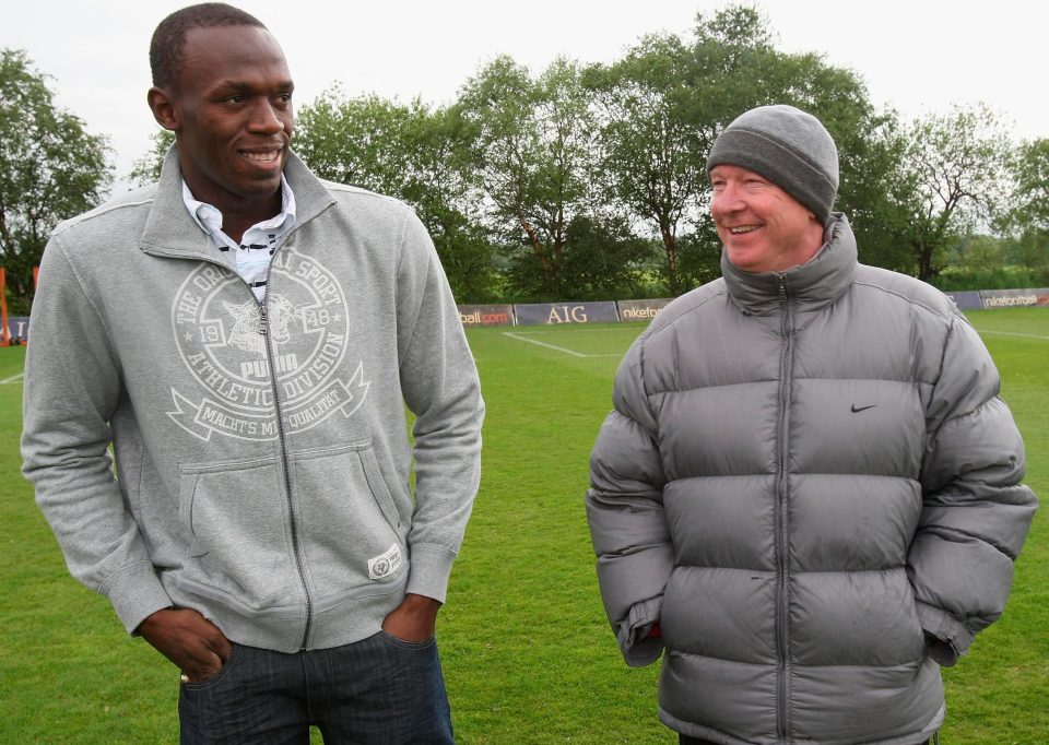  Bolt has been asking Fergie to put in a good word for him at United