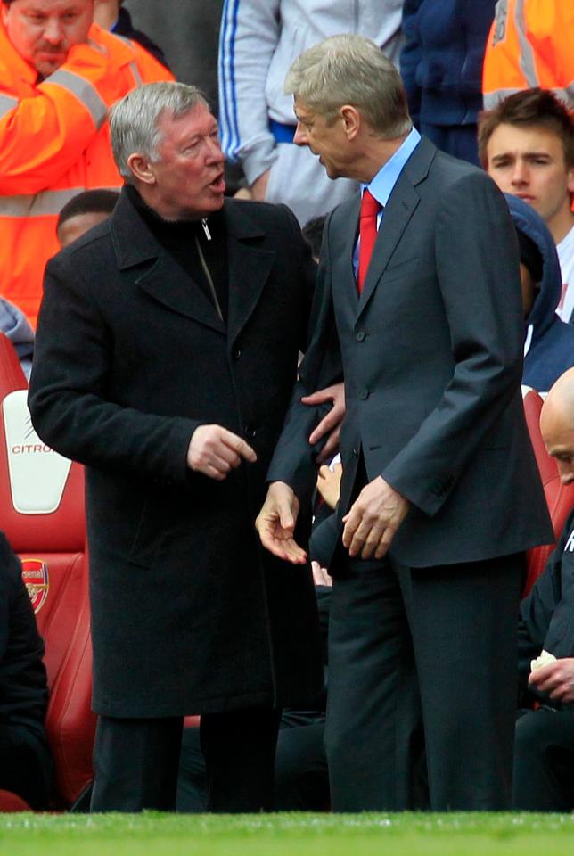 Arsene Wenger and Sir Alex Ferguson spent years at each others throats