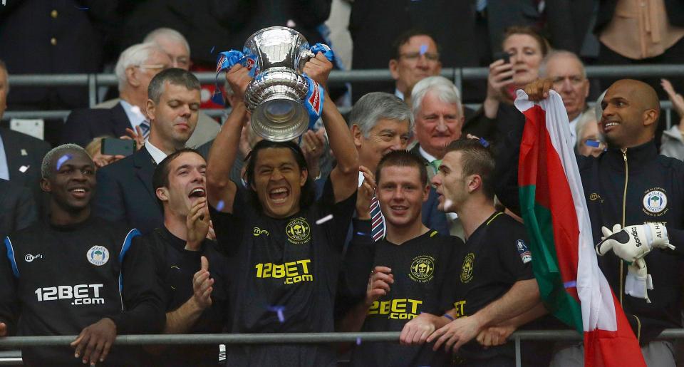 Wigan produced one of great FA Cup shocks to beat Man City in 2013 final