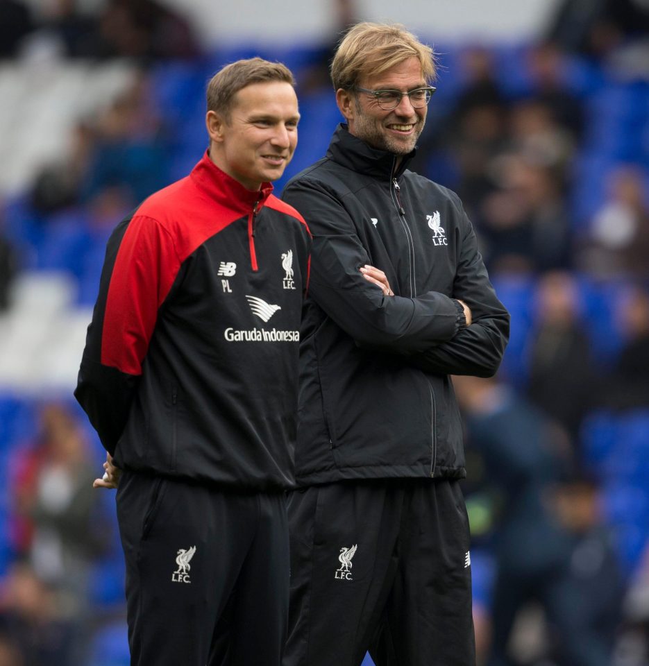  Lijnders was promoted to work with boss Jurgen Klopp