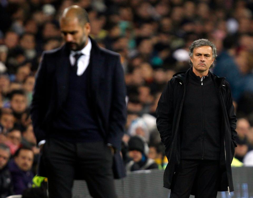 Pep Guardiola and Jose Mourinho famously fought while in Spain together