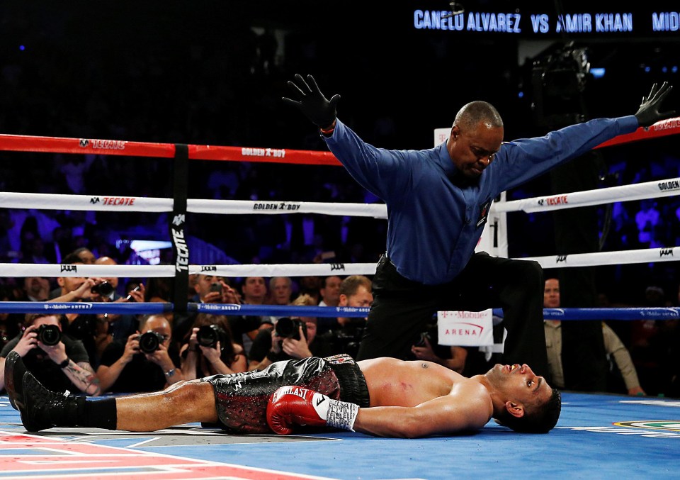 The British boxer was knocked out by the Mexican