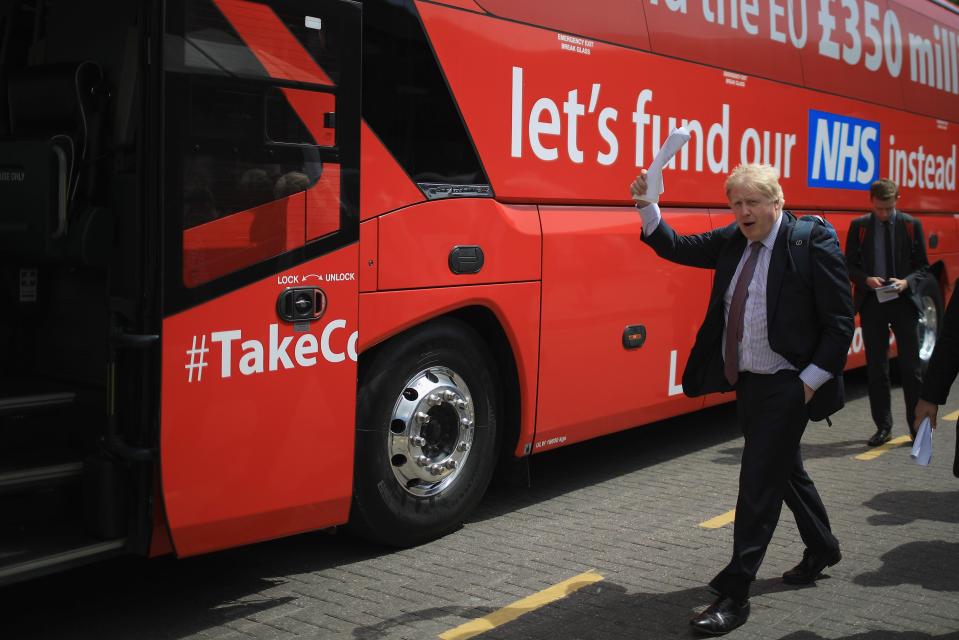  Boris Johnson says the Vote Leave campaign underestimated the £350million a week