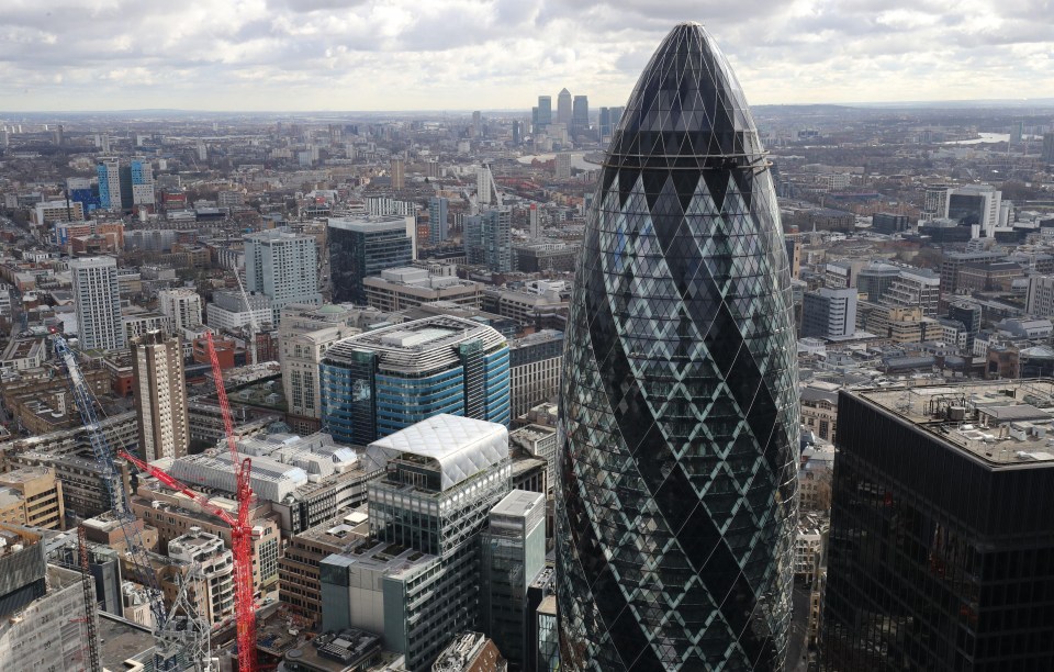 Britain's financial services industry will not lose as many jobs as previously thought