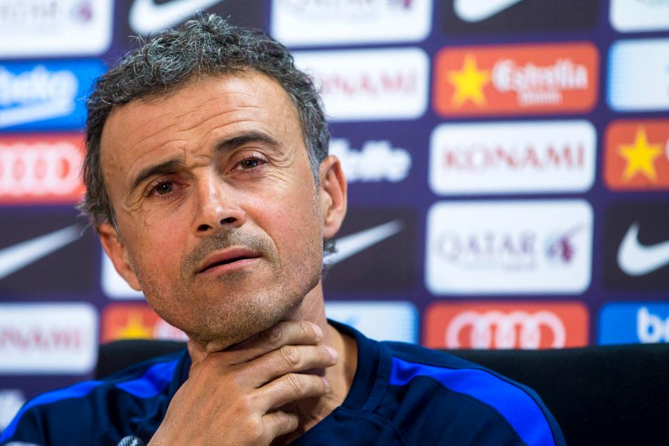 Former Barcelona coach Luis Enrique is available