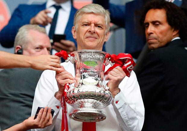 Arsene Wenger won't be raising the FA Cup this year- but has won it three times in four years