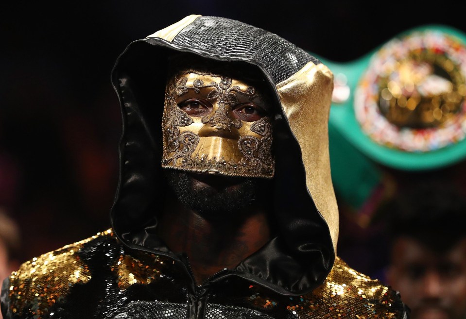 Deontay Wilder has form for wearing unconventional pre-fight head gear