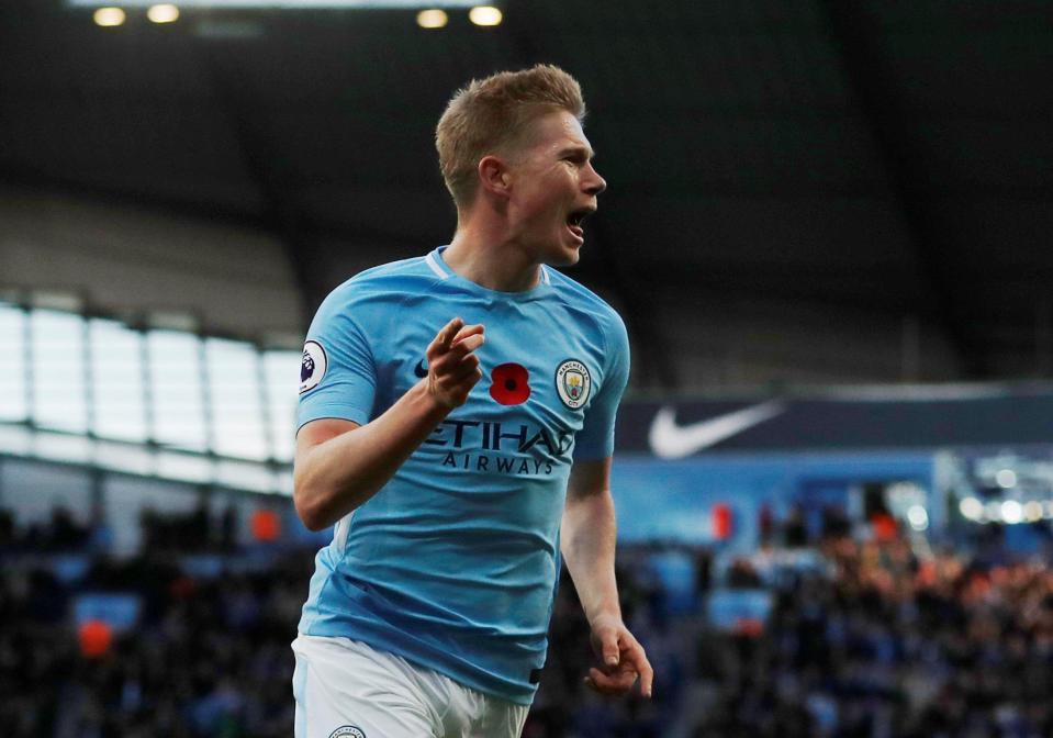 Kevin De Bruyne makes Uefa's Team of the Year for the first time