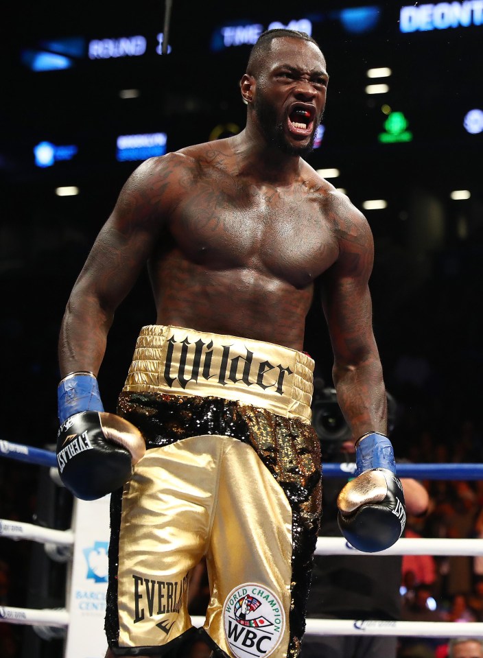 Deontay Wilder has declared war on Anthony Joshua