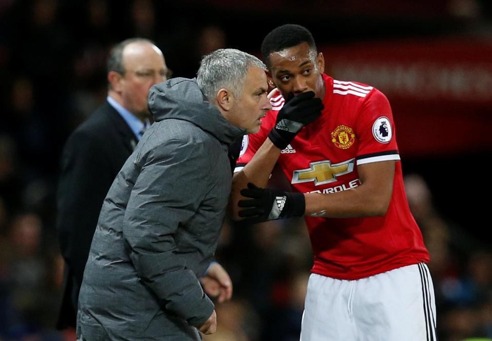  Jose Mourinho is unlikely to let Anthony Martial leave Old Trafford