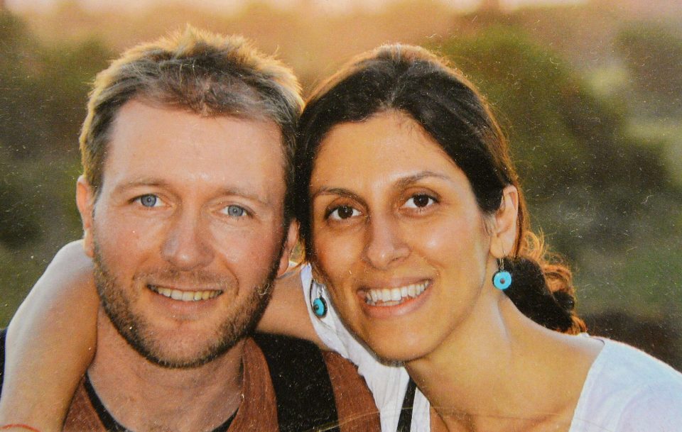  Nazanin Zaghari-Ratcliffe with her husband Richard Ratcliffe