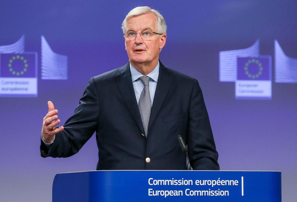  Michel Barnier has previously met with other groups of pro-EU politicians