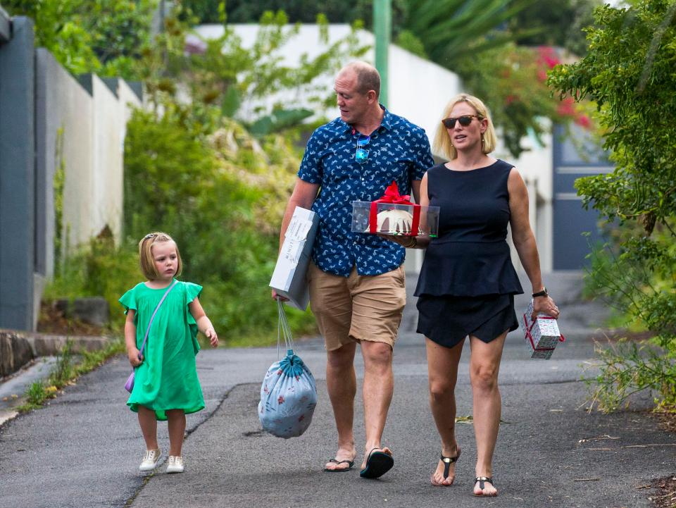  Zara Tindall and her husband Mike are expecting their second child