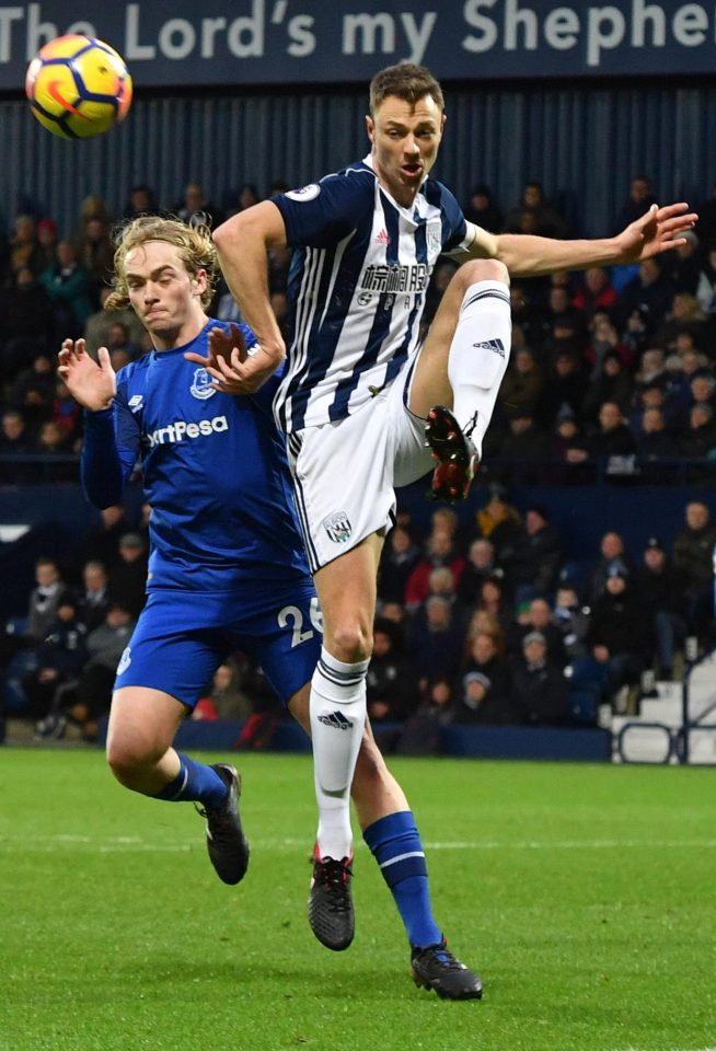  Evans has proven his class in the Premier League with Manchester United and West Bromwich