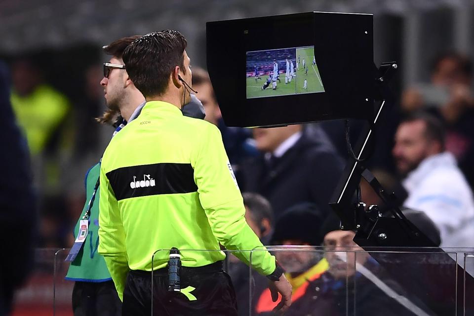  A video screen will be placed in a marked area between the two dugouts at the Amex