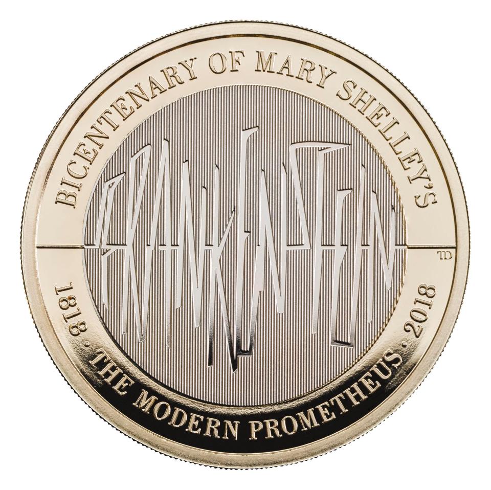  Dr Frankenstein’s monster £2 coin will mark 200 years since Mary Shelley's novel was released