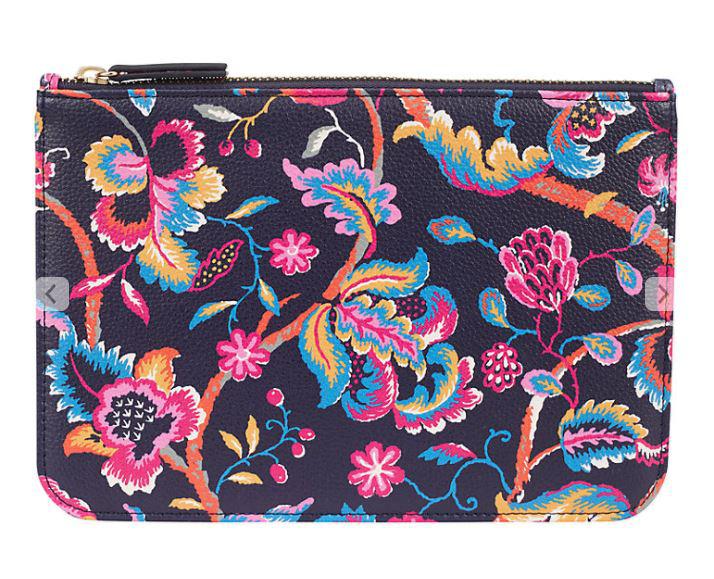  This pretty floral coin pouch will be ideal for holding your loose change come spring. It has been reduced from £25 to £7.50, a saving of 70 per cent