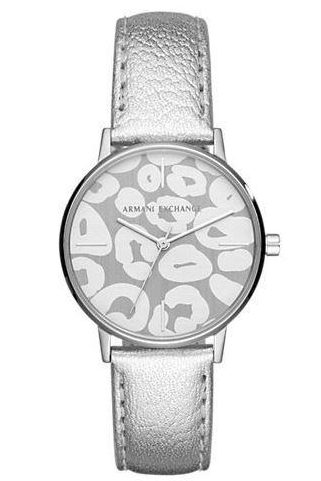  Shoppers save 50 per cent on this timeless watch, which was originally priced at £139. It features a metallic silver strap and an animal print pattern on the face