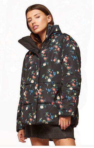  With puffer jackets continuing to be a big fashion trend in 2018, this kitsch floral design is a bargain. Shoppers save 71 per cent, with the coat slashed from £69 to £20