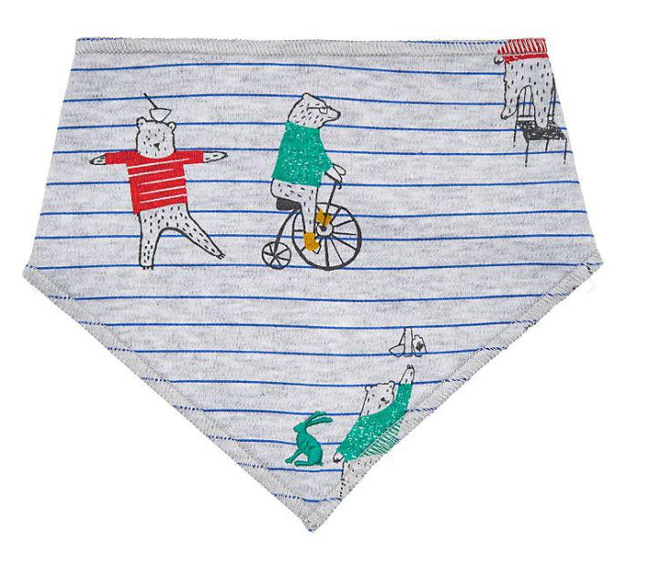  These sweet neckerchiefs feature a cute bear print. Originally priced at £6.95, shoppers save 57 per cent