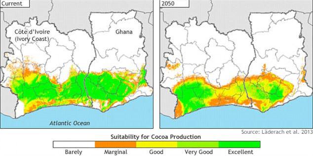  Bountiful growing areas will shrink because of climate change by 2050, experts warn