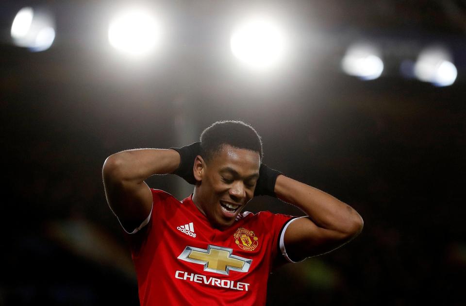  Arsenal are reportedly keen to try and land Anthony Martial as Alexis Sanchez's replacement