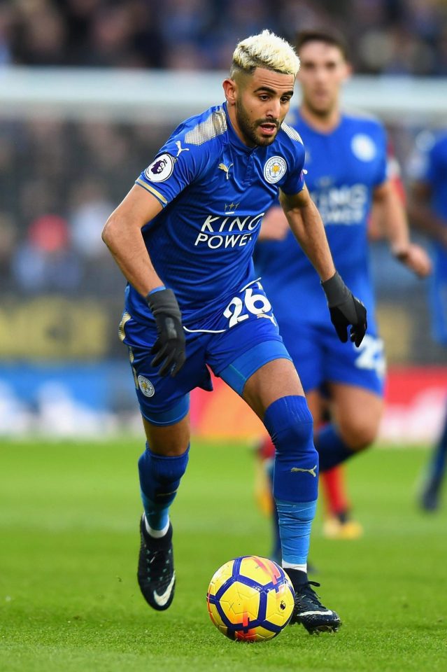  Arsenal want Riyad Mahrez to replace Alexis Sanchez this month