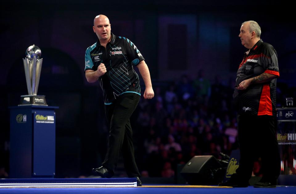  Rob Cross raced into an early lead and did not let up