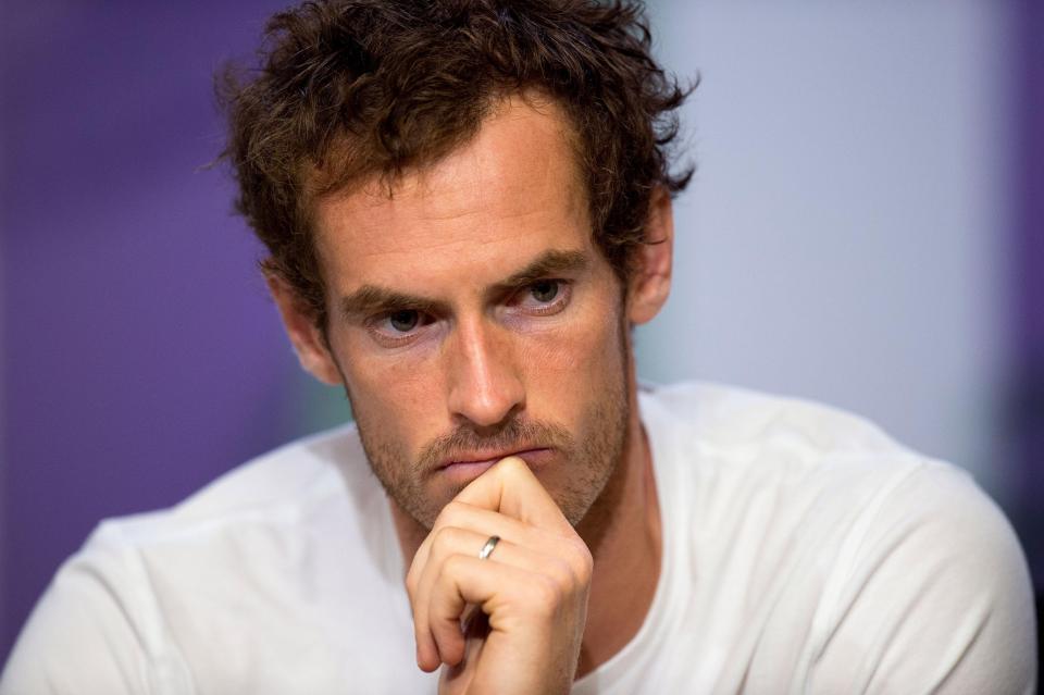  Andy Murray is out of the Australian Open with a hip problem