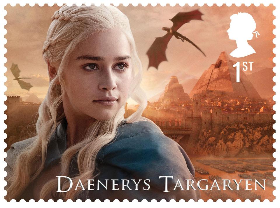  Mail fantasy . . . dragon queen Daenerys Targaryen played by Emilia Clarke