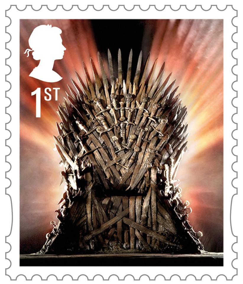  Sharp lick . . . The infamous iron throne