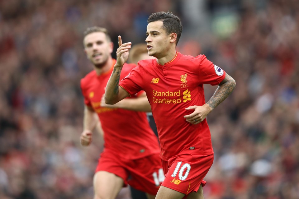 Philippe Coutinho is currently out injured and may have played his last game for Liverpool