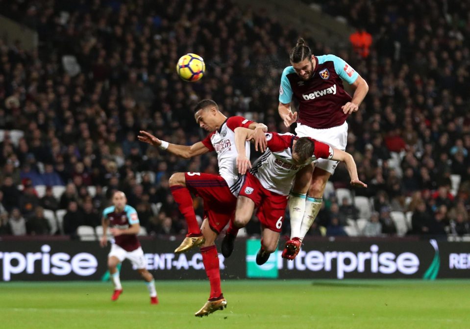 Andy Carroll scored twice in West Ham's win over West Brom earlier this month