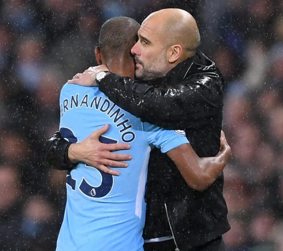 Pep Guardiola trusts Fernandinho to sit in front of his Manchester City defence