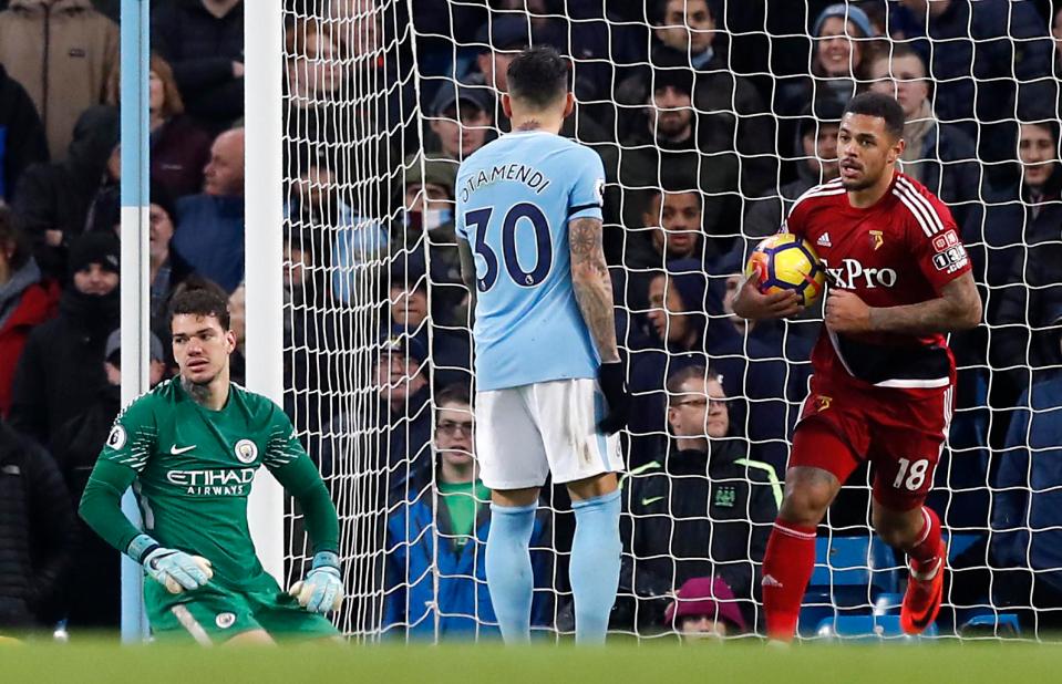  The Watford striker ruined City's hopes of keeping a clean sheet