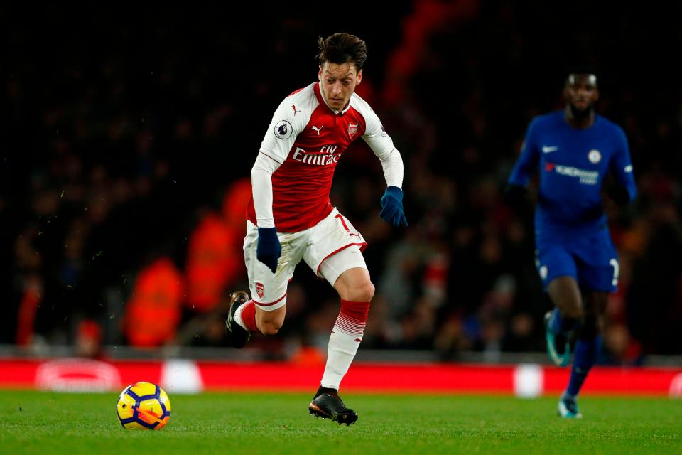 Mesut Ozil is Europe's third-best creator in the 2017-18 season